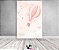 Painel De Festa Vertical 1,50 x 2,20 - Balão Aquarela Rosa com Bege 006 - Imagem 2