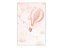 Painel De Festa Vertical 1,50 x 2,20 - Balão Aquarela Rosa com Bege 006 - Imagem 1