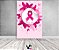 Painel De Festa Vertical 1,50 x 2,20 - Outubro Rosa Laço e Borboletas 005 - Imagem 2