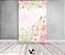 Painel De Festa Vertical 1,50 x 2,20 - Jardim Flores Rosa e Verde 061 - Imagem 2