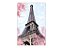 Painel De Festa Vertical 1,50 x 2,20 - Paris Torre Eiffel Floral 001 - Imagem 1