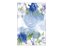 Painel De Festa Vertical 1,50 x 2,20 - Flores Aquarela Azul 149 - Imagem 1