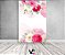 Painel De Festa Vertical 1,50 x 2,20 - Flores Aquarela Rosa Pink 157 - Imagem 2