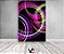 Painel De Festa Vertical 1,50 x 2,20 - Circulos Pink e Verde Efeito Neon 016 - Imagem 2