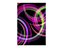 Painel De Festa Vertical 1,50 x 2,20 - Circulos Pink e Verde Efeito Neon 016 - Imagem 1