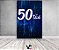 Painel De Festa Vertical 1,50 x 2,20 - 50 Anos 50TÃO Azul 178 - Imagem 2
