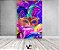 Painel De Festa Vertical 1,50 x 2,20 - Máscaras de Carnaval Colorido 019 - Imagem 2