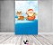 Painel De Festa Vertical 1,50 x 2,20 - Papai Noel e Rena Cute 008 - Imagem 2