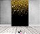 Painel De Festa Vertical 1,50 x 2,20 - Preto com Efeito Glitter Dourado 001 - Imagem 2