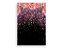 Painel De Festa Vertical 1,50 x 2,20 - Preto com Flores Rosas Efeito Glitter 008 - Imagem 1