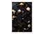 Painel De Festa Vertical 1,50 x 2,20 - Efeito Geométrico Preto com Dourado 023 - Imagem 1