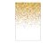 Painel De Festa Vertical 1,50 x 2,20 - Branco Efeito Glitter Dourado 021 - Imagem 1