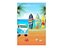Painel De Festa Vertical 1,50 x 2,20 - Praia Beach Surf 008 - Imagem 1