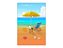 Painel De Festa Vertical 1,50 x 2,20 - Praia Beach Aquarela 015 - Imagem 1