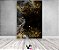 Painel De Festa Vertical 1,50 x 2,20 - Tropical Chique Preto com Dourado 022 - Imagem 2