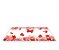 Painel De Festa Tapete Em Lona 2,50x1,35 - Borboleta Vermelha Floral 008 - Imagem 1