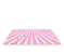 Painel De Festa Tapete Em Lona 2,50x1,35 - Circo Raios Rosa com Estrelas 019 - Imagem 1