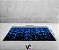 Painel De Festa Tapete Em Lona 2,50x1,35 - Efeito Glitter Azul Fundo Preto 020 - Imagem 2