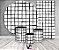 Painel De Festa + Trio De Capas Cilindro + Faixa Veste Fácil - Estampa Grid Preto 045 - Imagem 2