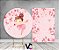 Painel De Festa Redondo 1,50x1,50 + Vertical 1,50x2,20 - Bailarina Floral Rosa 010 - Imagem 2