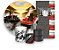 Painel De Festa + Trio De Capas Cilindro + Faixa Veste Fácil - Carro  Kart Corrida 001 - Imagem 1