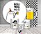 Painel De Festa + Trio De Capas Cilindro + Faixa Veste Fácil - Flork Bora Tomar Uma Beer 003 - Imagem 2