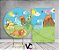 Painel De Festa Redondo 1,50x1,50 + Vertical 1,50x2,20 - Dinossauros Baby Cute 001 - Imagem 2