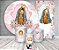 Painel De Festa + Trio De Capas Cilindro + Faixa Veste Fácil - Santa Nossa Senhora Aparecida Cute 008 - Imagem 2