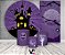Painel De Festa + Trio De Capas Cilindro + Faixa Veste Fácil - Halloween Roxo Castelo Assombrado 010 - Imagem 2
