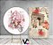 Painel De Festa Redondo 1,50x1,50 + Vertical 1,50x2,20 - Paris Vintage Floral 002 - Imagem 2