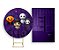 Painel De Festa Redondo 1,50x1,50 + Vertical 1,50x2,20 - Halloween Cute Roxo 007 - Imagem 1