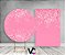 Painel De Festa Redondo 1,50x1,50 + Vertical 1,50x2,20 - Efeito Glitter Rosa 013 - Imagem 2