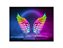 Painel de Festa Horizontal 1,55 X 1,20 - Asas Efeito Neon 001 - Imagem 1