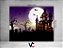Painel de Festa Horizontal 1,55 X 1,20 - Halloween fundo Roxo 002 - Imagem 2