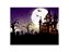 Painel de Festa Horizontal 1,55 X 1,20 - Halloween fundo Roxo 002 - Imagem 1