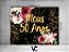 Painel de Festa Horizontal 1,55 X 1,20 - Meus 50 Anos Dourado Floral 008 - Imagem 2