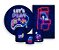 Kit 2 Painéis De Festa + Trio De Capas Cilindro - Video Game Azul e Vermelho 005 - Imagem 1