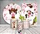 Kit 2 Painéis De Festa + Trio De Capas Cilindro - Country Rosa  Boiadeira Morena 007 - Imagem 2