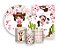 Kit 2 Painéis De Festa + Trio De Capas Cilindro - Country Rosa  Boiadeira Morena 007 - Imagem 1