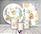 Kit 2 Painéis De Festa + Trio De Capas Cilindro - Abelhinha Cute Floral 001 - Imagem 2