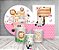 Kit 2 Painéis De Festa + Trio De Capas Cilindro - Safari Rosa Aquarela 008 - Imagem 2