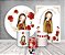 Kit 2 Painéis De Festa + Trio De Capas Cilindro - Santa Teresinha do Menino Jesus Cute 005 - Imagem 2