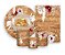 Kit 2 Painéis De Festa + Trio De Capas Cilindro - Casamento Boho Floral 006 - Imagem 1