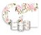 Kit 2 Painéis De Festa + Trio De Capas Cilindro - Casamento Flores Aquarela 009 - Imagem 1