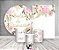 Kit 2 Painéis De Festa + Trio De Capas Cilindro - Bodas de Diamante Floral 010 - Imagem 2