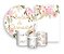 Kit 2 Painéis De Festa + Trio De Capas Cilindro - Bodas de Diamante Floral 010 - Imagem 1