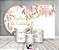 Kit 2 Painéis De Festa + Trio De Capas Cilindro - Bodas de Cristal Floral 011 - Imagem 2