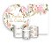 Kit 2 Painéis De Festa + Trio De Capas Cilindro - Bodas de Cristal Floral 011 - Imagem 1