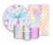 Kit 2 Painéis De Festa + Trio De Capas Cilindro - Cauda Sereia Candy 006 - Imagem 1