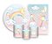 Kit 2 Painéis De Festa + Trio De Capas Cilindro - Chuva de Amor Cute 006 - Imagem 1